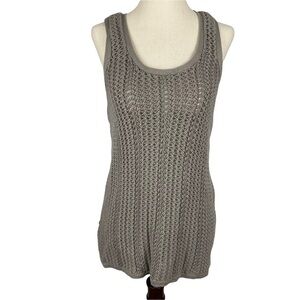 BCBGeneration Taupe Knit Tank Top